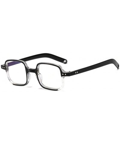 Photochromic Sunglasses Optical Nearsighted Transparent - Black&transparent - C818Z83WC00 $11.44 Square