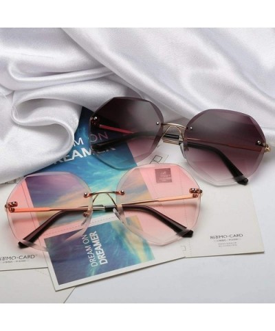 Newest Cool Polygon Shaped N Fashion Women's Ocean Sheet UV Protection Eyewear Sun Glasses UV400 - 6 - CA19859X3CE $12.34 Goggle