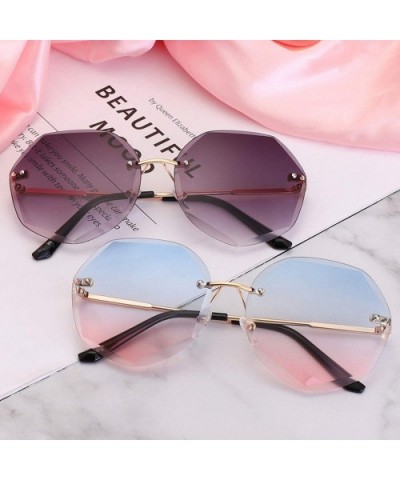 Newest Cool Polygon Shaped N Fashion Women's Ocean Sheet UV Protection Eyewear Sun Glasses UV400 - 6 - CA19859X3CE $12.34 Goggle