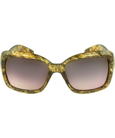 Stylish Shield Square Sunglasses - Earth - CC11FEPWLZ5 $5.26 Square