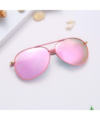 Sunglasses Polarized Protection Lightweight - Pick Mirror Lens-pick Frame - CX1960S99G9 $12.38 Aviator