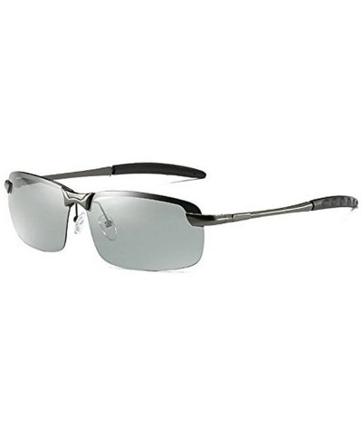 Photochromic Lens Disguised polarized Mens driving classic sunglasses - Grey - C2189Z3DTCD $16.61 Rectangular