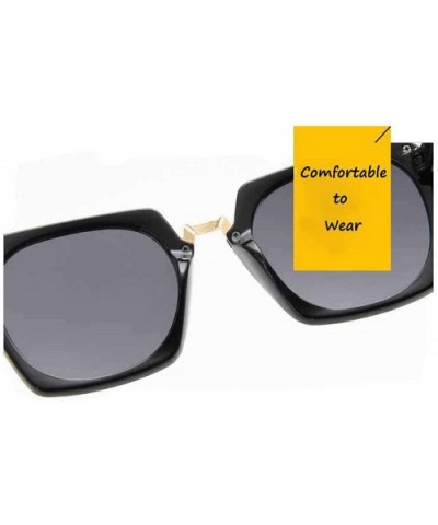 Fashion Sunglasses for women Black Frame with Cat Eyes Metal decors - Silvergreen - C118OZGHWOD $5.93 Cat Eye