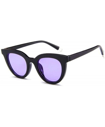 2019 New Women Cat Eye Sunglasses Fashion Sexy UV400 Sun Glasses Ocean Bblue - Bpurple - CQ18XDUEI9A $5.38 Aviator