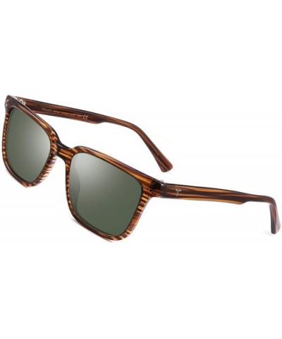 rectangular Polarized Sunglasses Unisex Memory-Acetate Frame Luxury Sun Glasses For Men/Women tl3009 - CA18INOG0LQ $9.05 Round