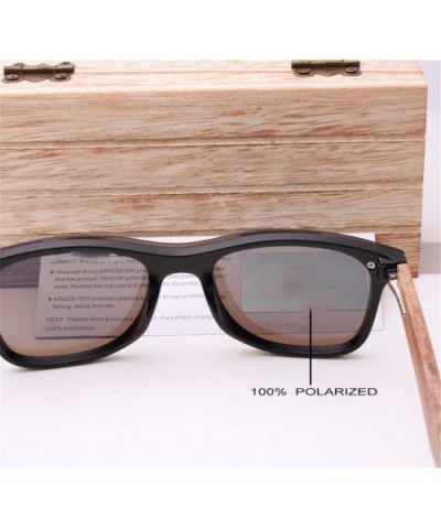 Mens Sunglasses Polarized Walnut Wood Mirror Lens Sun Glasses Women Colorful Handmade - Red Walnut Wood - CB194OQ5K8O $36.11 ...