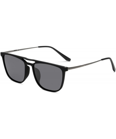 Unisex Polarized Sunglasses Vintage PC Frame Sun Glasses For Men Women CHQJ013 - Grey - CG18Y9O0SUZ $16.80 Rimless