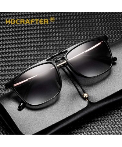 Unisex Polarized Sunglasses Vintage PC Frame Sun Glasses For Men Women CHQJ013 - Grey - CG18Y9O0SUZ $16.80 Rimless