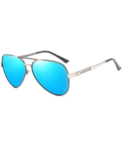 Sunglasses Metal Sunglasses Male Polarized Toad Mirror Driving Outdoors - C - C818QS0E332 $31.47 Aviator