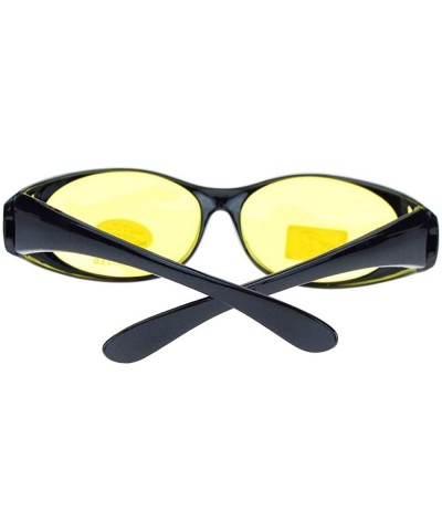 Driving Polarized Sunglasses Protection Anti glare - Black - CF193ERS8EW $9.49 Goggle