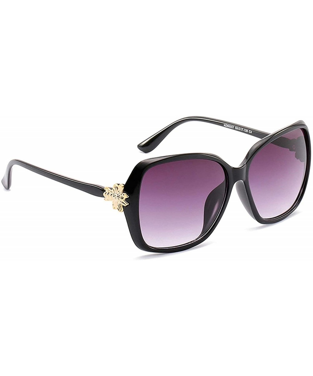 Classic style Little Bee Sunglasses for Women PC AC UV 400 Protection Sunglasses - Black - C718SAS0OLZ $10.98 Oversized