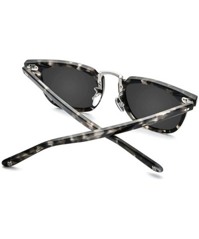 Acetate Polarized Sunglasses Men 2020 Square 9126 - CP194GA3TEN $18.82 Square