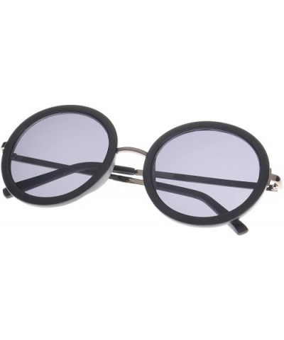 Established Oval Fashion Sunglasses - Black - CZ11O10G1F5 $7.28 Wayfarer