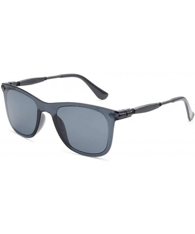 New Fashion Unisex Sunglasses Men And Women Decorative Glasses Frame - H - CS190E3AK2I $5.57 Oversized