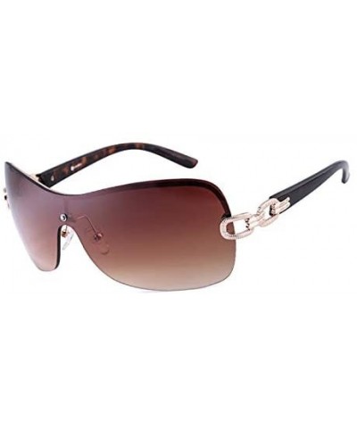 Oversized Sunglasses Suitable Vacation - CF190I2M95S $29.92 Goggle