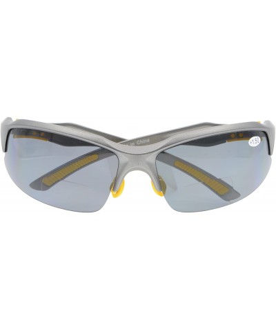 Sport Bifocal Sunglasses Half Frame Outdoor Readingglasses Men And Women - Grey - CZ18C3ZIDCR $7.17 Sport