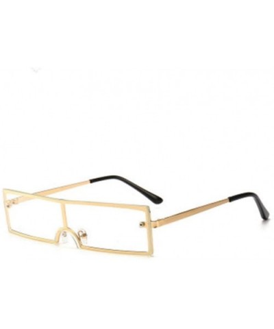 Fashion Small Frame Rectangular Multicolor Sunglasses - 2 - CI190L9D0RK $26.39 Rectangular