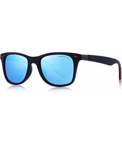 Polarized Sunglasses for Men fashion driving Sun glasses Man S8508 - Blue Mirror - C218HTU2467 $11.16 Wayfarer