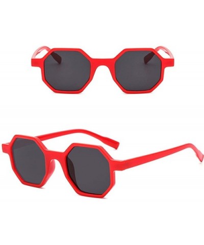 Retro Vintage Unisex Sunglasses Rapper Rhombic Shades - 6196e - CP18RS59HXQ $8.00 Sport