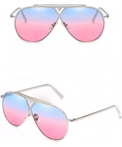 Men's and Women's General Glasses Sunglasses Metal Glasses Ocean Lens - C - CC18QCHHM2C $32.48 Aviator