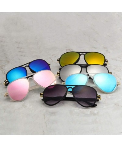 Fashion Ultralight Baby Sunglasses Pilot Sun Glasses Kids Outdoor Ultraviolet-Proof Eyeglasses Girls&Boys - 6 - CS199CETR8R $...