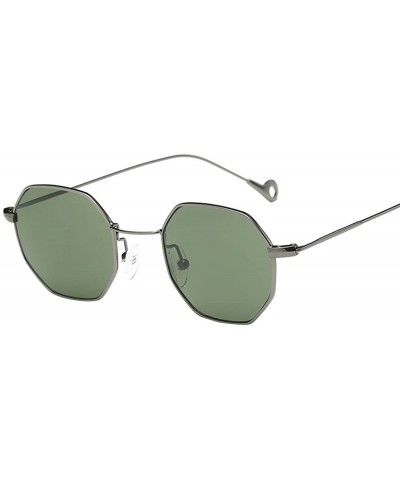 Polarized Sunglasses Protection Irregularity Vacation - Green - CW190QX3XGI $5.10 Oval