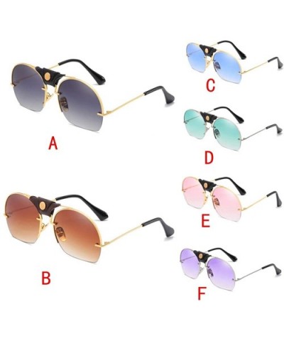 Fashion Women Sunglasses Metal Frame Shades Casual Sunglasses Integrated UV Glasses - D - C018TQYR3ST $7.68 Sport