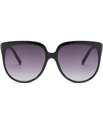 Oversized Vintage Big Frame Colorful Sunglasses Glasses Retro Style Unisex Adult - Gray - CC196WHZTOO $5.93 Oversized