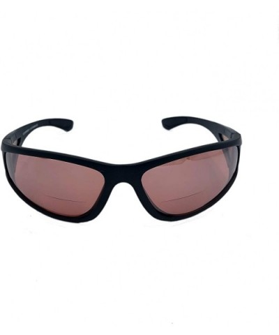 Bifocal Copper Driving Lens Blue Blocking Wrap Around Reading Sunglasses Sport Style - Black - CZ18Z8QIL0S $12.13 Sport