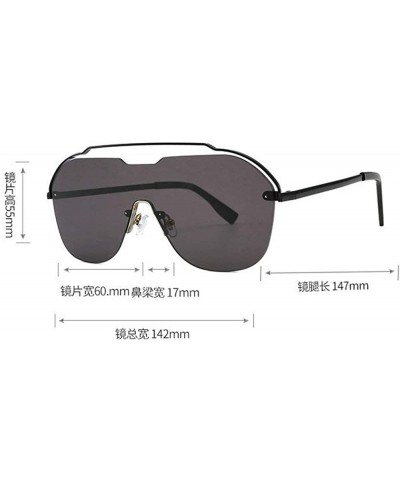 2019 New Arrival Rimless Sunglasses Women Fashion One Piece Gradient Mirror Coating Shades UV400 - Black - C018N83SEIT $8.21 ...