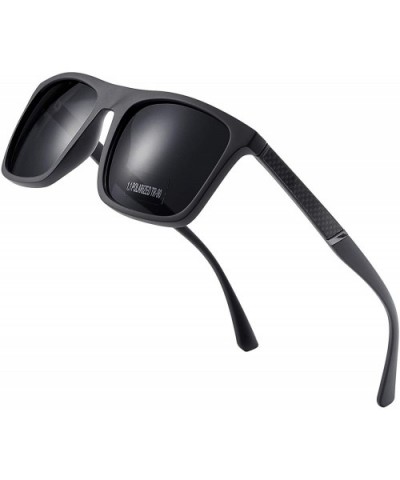 Mens Sunglasses 100% UV protection TR90 Frame Ultra Light Polarized Sunglasses for Men Women - C118QXIXKTX $10.75 Goggle