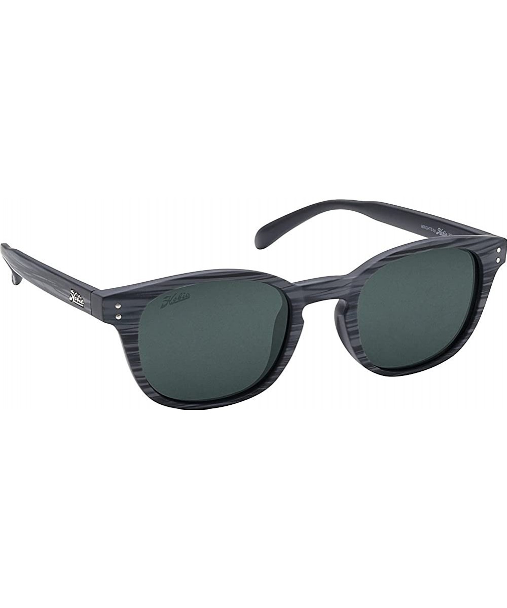 Eyewear Wrights Sunglasses (Satin Black Wood Grain Frame/Grey Polarized Pc - CW18CAQHXR0 $50.86 Sport