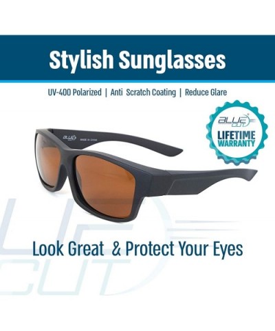 Fit Over Polarized Sunglasses Driving Clip on Sunglasses to Wear Over Prescription Glasses - Black-brown - C118SEDOSTK $17.41...