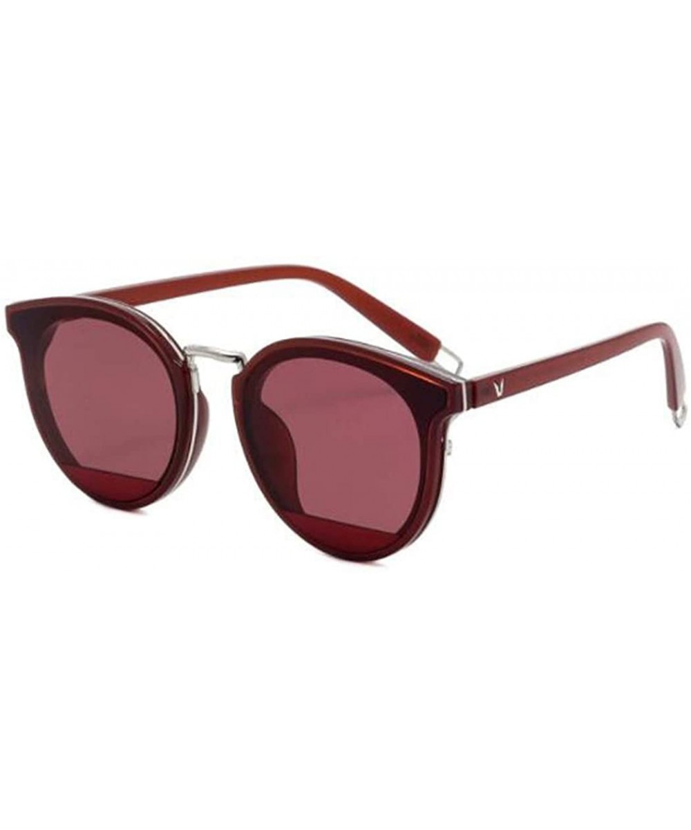 Metal frame PC frame material sunglasses - colorful multicolor sunglasses - B - CR18S8DX7ZR $38.92 Aviator