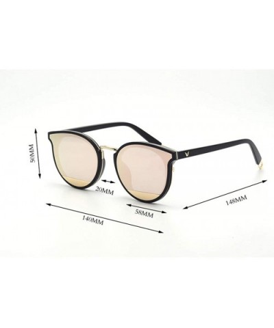 Metal frame PC frame material sunglasses - colorful multicolor sunglasses - B - CR18S8DX7ZR $38.92 Aviator