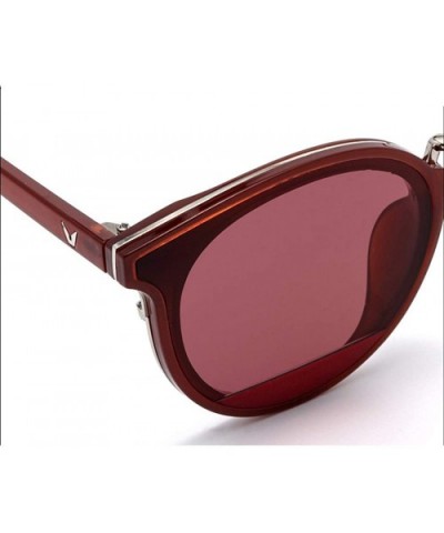 Metal frame PC frame material sunglasses - colorful multicolor sunglasses - B - CR18S8DX7ZR $38.92 Aviator