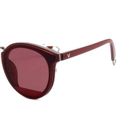 Metal frame PC frame material sunglasses - colorful multicolor sunglasses - B - CR18S8DX7ZR $38.92 Aviator