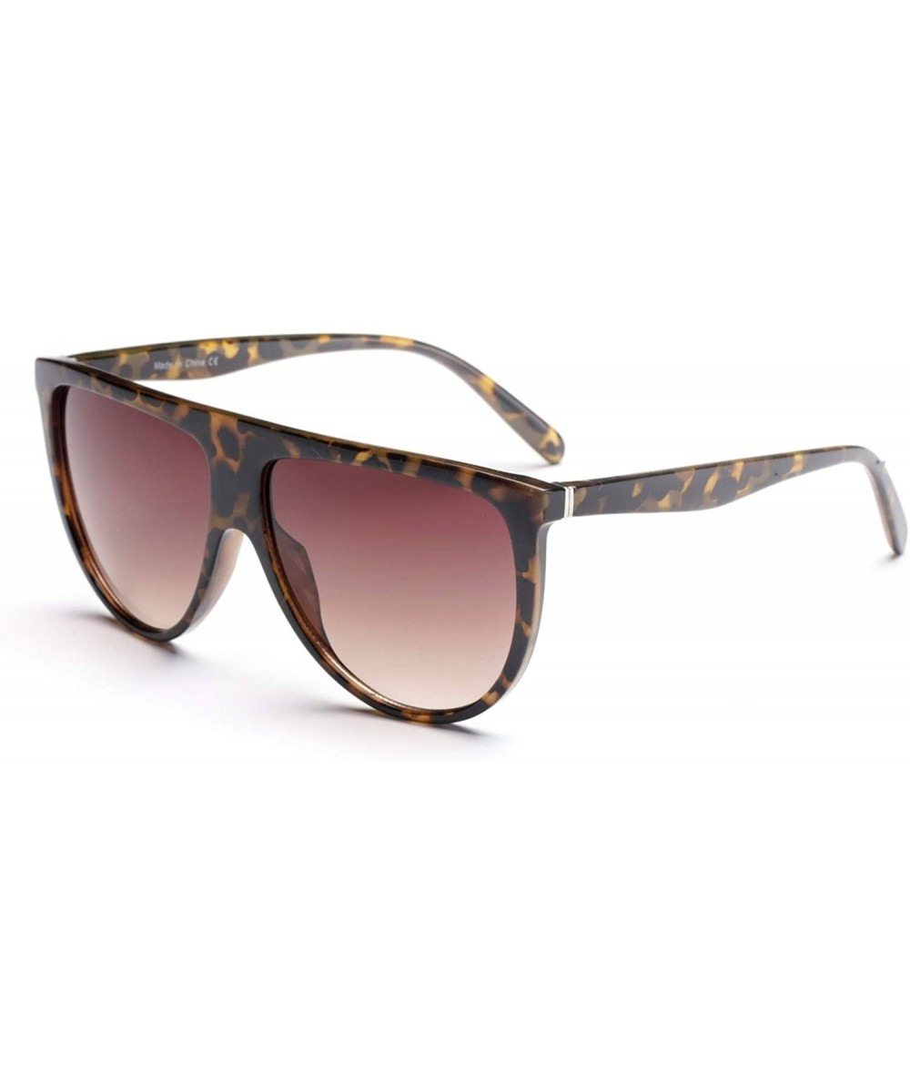 Women Round Fashion Sunglasses - Tortoise - CG18WQ6ZNGG $20.67 Goggle