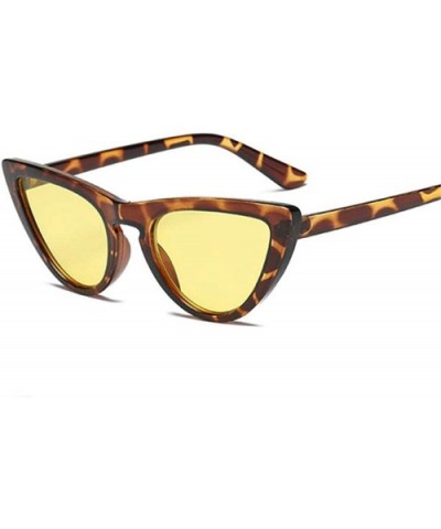 Women Cat Eye Sunglasses Fashion 2019 Luxury Brand Sun Glasses Blue As Picture - Whitered - C018YZW24XZ $6.32 Aviator