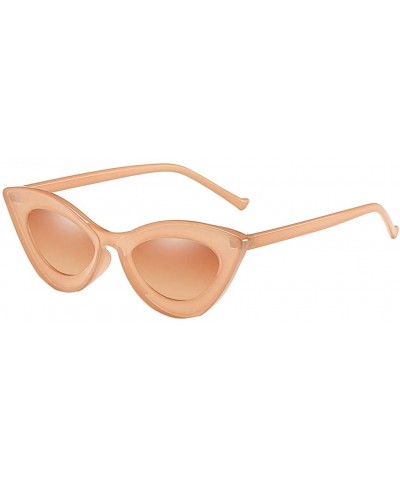 Retro Vintage Narrow Cat Eye Sunglasses Clout Goggles Plastic Frame Womens Sun Glasses Summer Fashion Glasses - CS19074WLIA $...