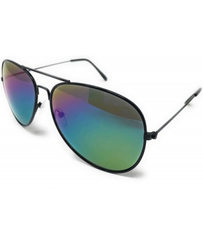 My Shades Classic Sunglasses Teardrop - Black Frame- Multicolor - C218M3LTNRH $6.76 Goggle