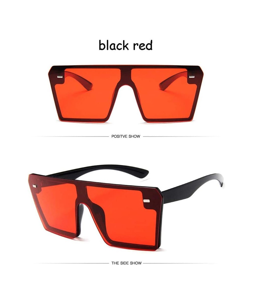 Colorful Sunglasses Personality Driving - Black Red - CI190MG29H3 $41.90 Square