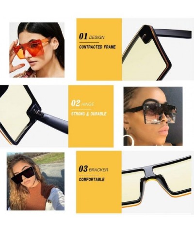 Colorful Sunglasses Personality Driving - Black Red - CI190MG29H3 $41.90 Square