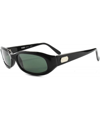 Classic Vintage 80s 90s Style Black Rectangular Sunglasses - CJ180240QO3 $8.90 Rectangular