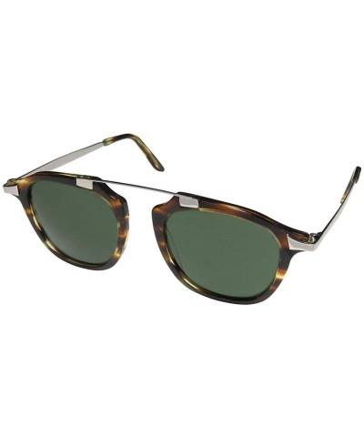 Nabil Womens/Ladies Designer Full-rim 100% UVA & UVB Lenses Sunglasses/Shades - Brown - CK193Q97KU3 $52.82 Rectangular