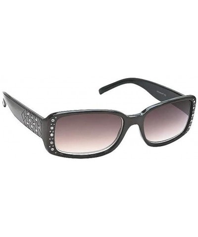 Womens Reading Sunglasses Classic Rectangular Shape - Black - C918U5LZNNI $8.16 Rectangular