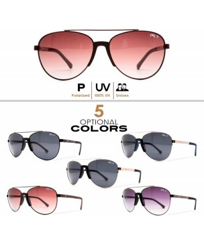 p685 Polarized Aviator Style- Ultra Lightweight Metal Frame for Women and Men- 100% UV Protection. - C2192TDLY6X $21.00 Aviator