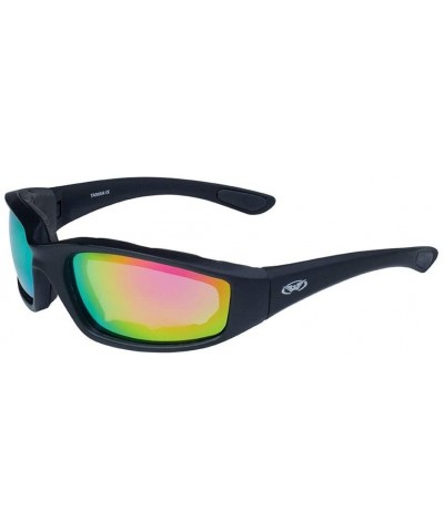Eyewear Black Frame Kickback Riding Glasses with GT Lenses - G-Tech Red Lens - CP11J8N5MT1 $13.55 Sport