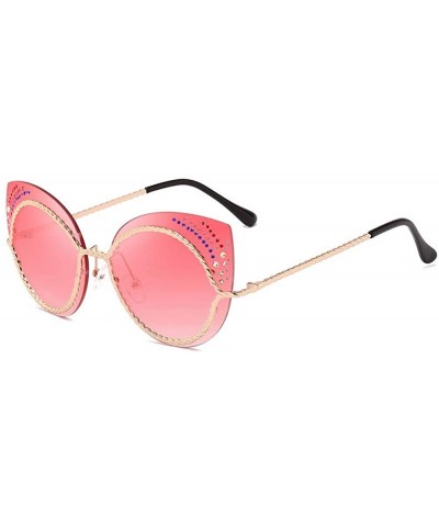 Women's Sunglasses Metal Fashion Cat's Eye Sunglasses - C - C018Q70SAY9 $17.40 Cat Eye