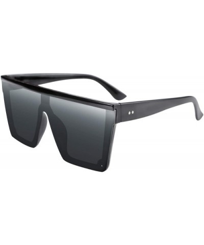 Fashion Siamese Lens Sunglasses Women Men Succinct Square Style UV400 B2470 - Black - C818N7259UZ $11.44 Cat Eye